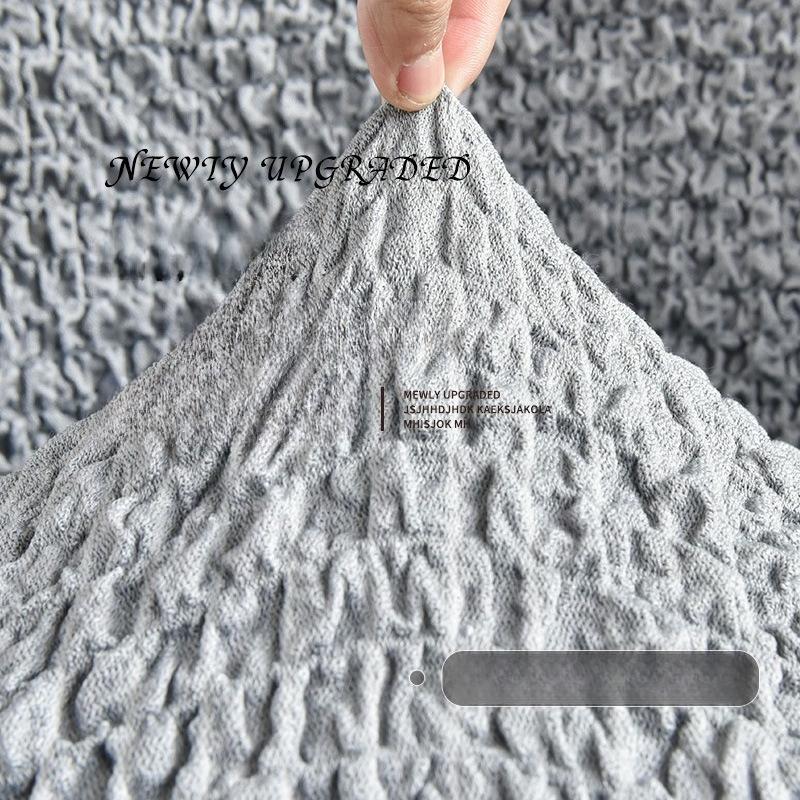 Strukturierte gebogene Esszimmerstuhlabdeckungen Schutzhüllen Elastisch Universell Sitzstuhlabdeckungen Mit Armlehnen Für Küche Büro Hocker Weich