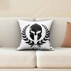 Ancient Sparta Warrior Gladiator Logo Sofa Couch Pillow Cover Cushion Case Cozy Bedroom Accent Studio Furnishing
