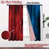 Set Of 2 Contemporary Flat Printing Jit Curtains Without Rod Dualweb Arachne Popular Yarn Curtain Thermal Made Polyester