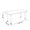 Children's Plastic Table King - Yellow