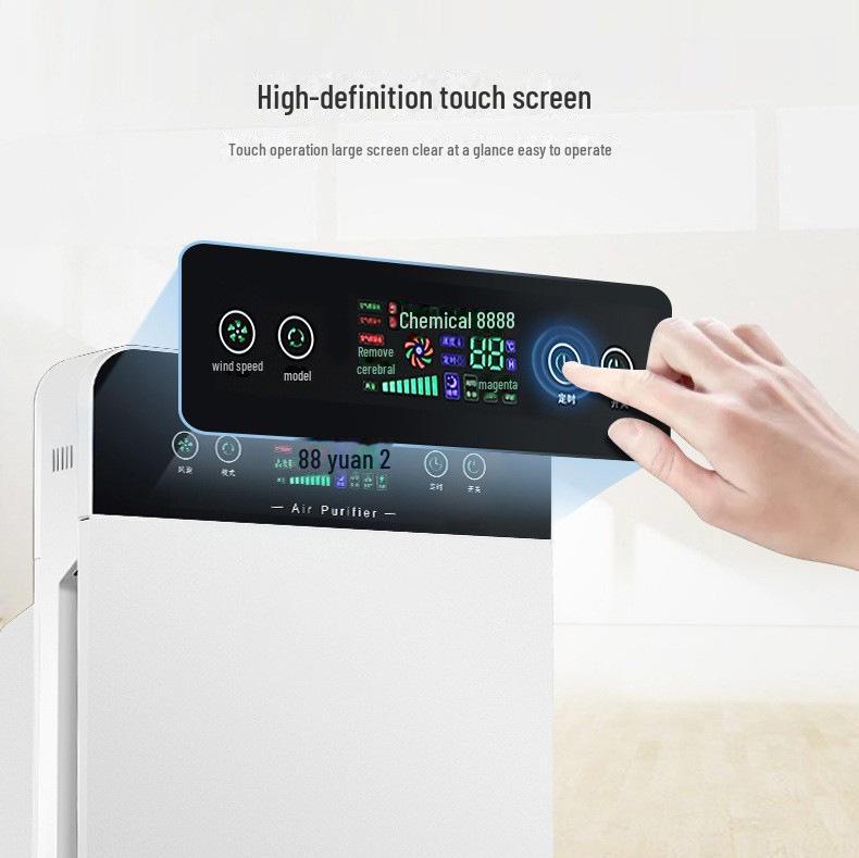 Home Air Purifier for Formaldehyde and Smoke Odor Removal with Negative Ion Technology
