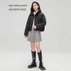 SNOWFLYING Women's Short Stand-Collar Down Jacket