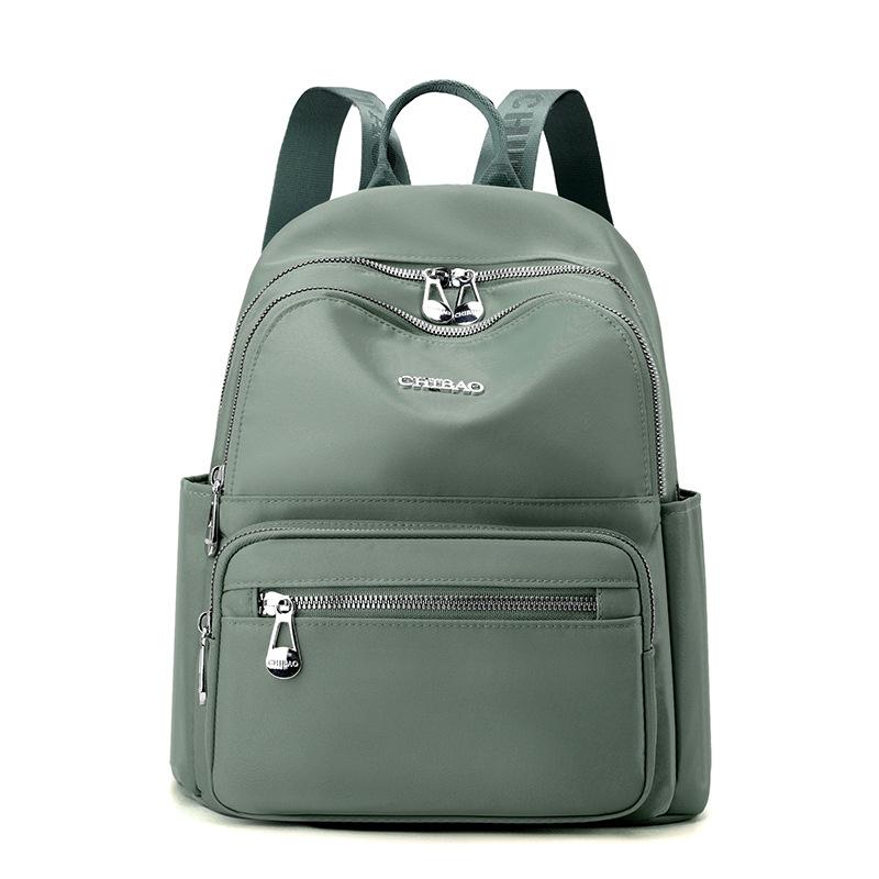 

Multifunctional simple backpack women s large capacity multi-layer versatile outdoor commuter backpack fashionable student schoolbag One Size