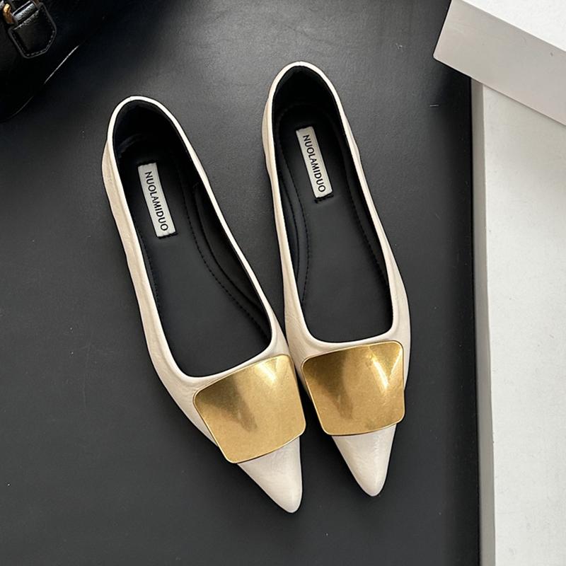 

Модные Удобные Мягкие Кожаные Женские Туфли-Балетки Лаконичные Туфли-Лодочки Женские Уличные Комфортные Слипоны Мэри Джейн 35 бежевый