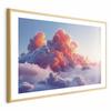 Poster - Twilight Spectacle: Clouds In Shades of Pink and Purple