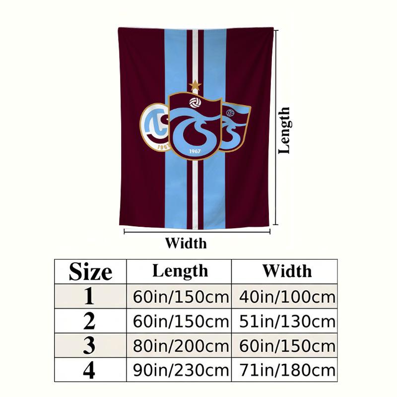 Trabzonspor Wall Tapestry Aesthetic Wall Hanging Printed Fabric Blanket Decorative Tapestries For Bedroom Living Room Home Decor