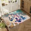 BanG Dream! Girls Band Party Floor Mat Soft Thickened Absorbent Non-Slip Bedroom Living Room Door Mat Home Decor Flannel Rugs