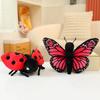 Set di peluche di insetti carini e realistici Farfalla, Coccinella, Ape, Ragno Peluche per Decorazione della Casa e Regalo per Fan di Anime