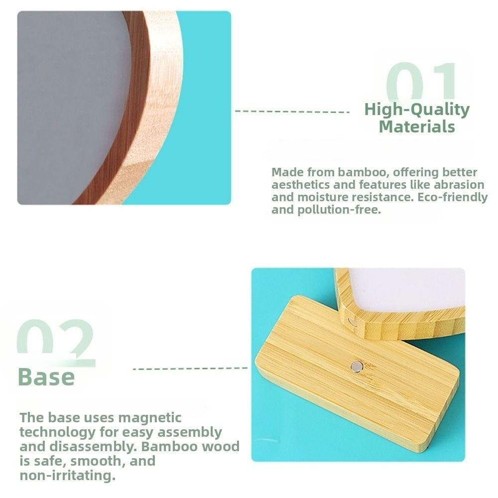 Detachable Magnetic Photo Frame Heart/Round/Oval/Square Shaped Photo Display Rack  Home Decor