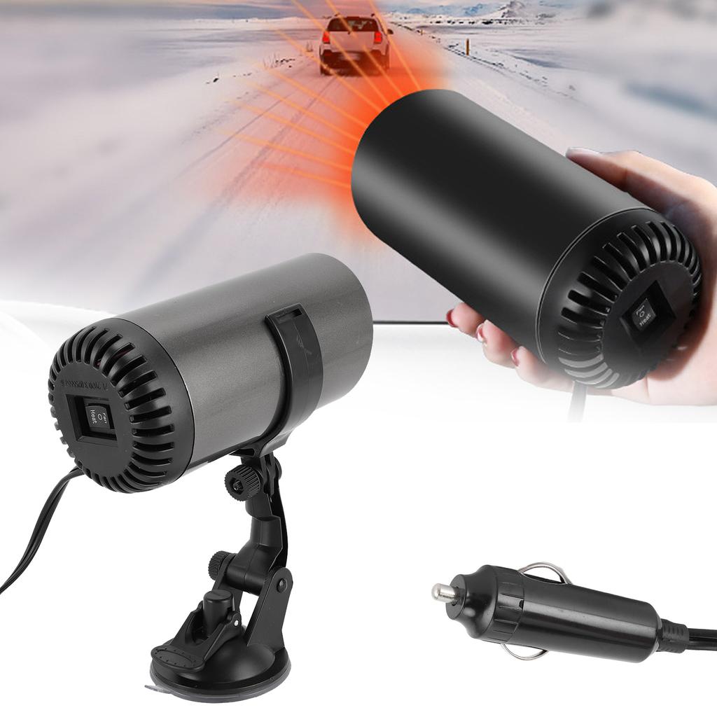 150W Car Heater Fan Fast Heating Portable Rotatable Defogger Defroster Vehicle Windscreen Demister F