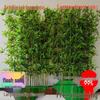 Artificial Bamboo Partition Screen with Encrypted Plastic for Indoor Floor Decoration