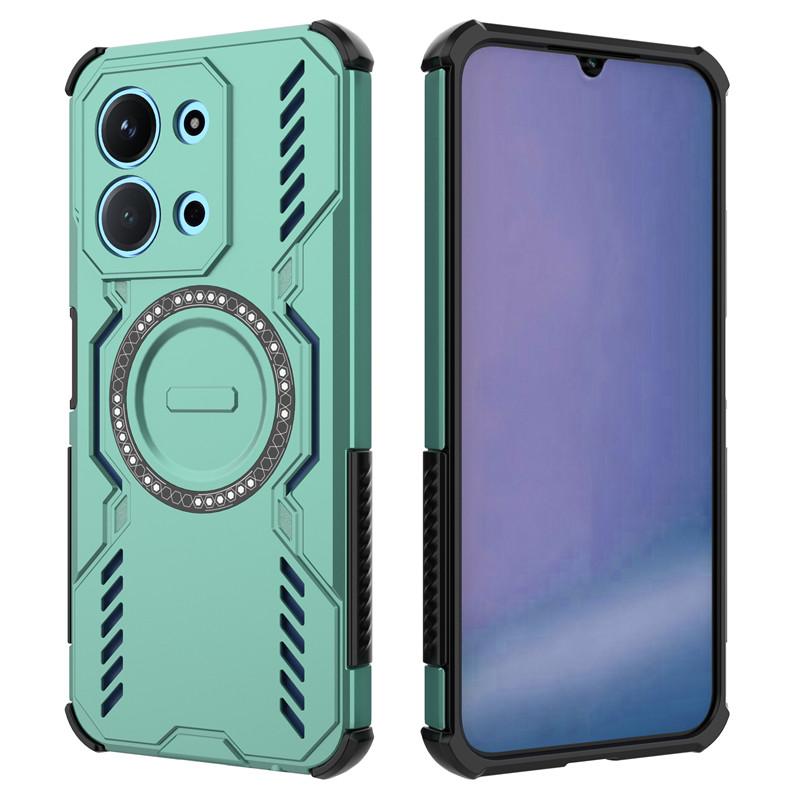 For Xiaomi Redmi 15C Case Redmi 15C Cover Heat Dissipation Magnetic Wireless Charging Bumper Protective Phone Cases On Redmi 15C