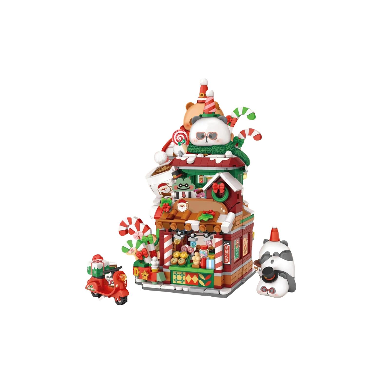 

Building , Small Assembly, Educational Toys, Christmas Mall, House, Stacked Scene, House One Size