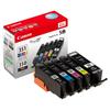 Canon Genuine Ink Cartridge BCI-351 (BK/C/M/Y) + BCI-350 5-Color Multipack