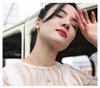 S925 Sterling Silver Floral Clavicle Necklace with Inlaid Diamonds - Elegant Women's Fashion Jewelry