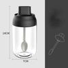 Salt Shaker Seasoning Organizer Container Boxes with Moisture-proof Lid Spoon Household Spice Storage Jars Kitchen Acceesories