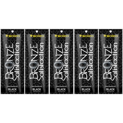 Soleo Bronzant Noir Protection Solaire Satisfaction Lot de 5 15ml