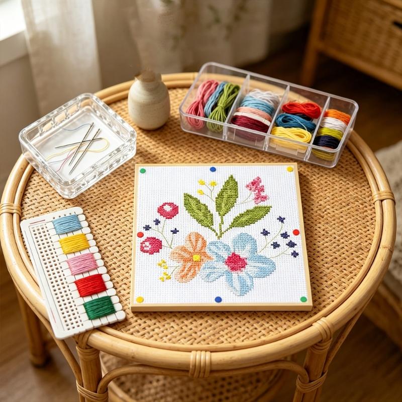 Assorted Size Embroidery Hoop Wood Stitching Frames Easy to Assemble For Enthusiasts Needlework Hand Stitching Sewing