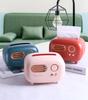 Punch-Free Retro Record Player Tissue Box - Light Luxury Storage for Home and Hotel