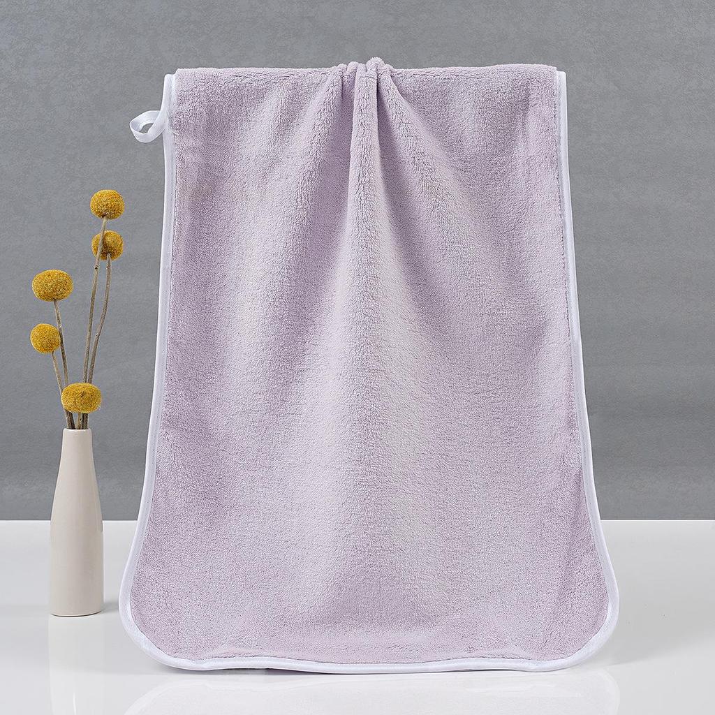 Soft, Quick-Dry Coral Fleece Towel - Absorbent & Shed-Free for Face Washing