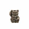 Mascot Lucky Cat Brass Knife Beads EDC DIY Paracord Woven Bracelets Lanyard Pendants Accessories Outdoor Tool Hangings Jewelry