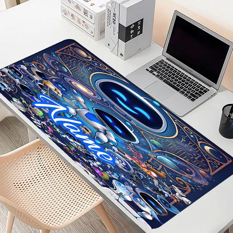 Mousepad Personalizat cu Nume și Model Cosmic Bot Crew, Covoraș pentru Birou Laptop PC, Covoraș Decorativ pentru Birou Acasă, Pad Tastatură Cadou