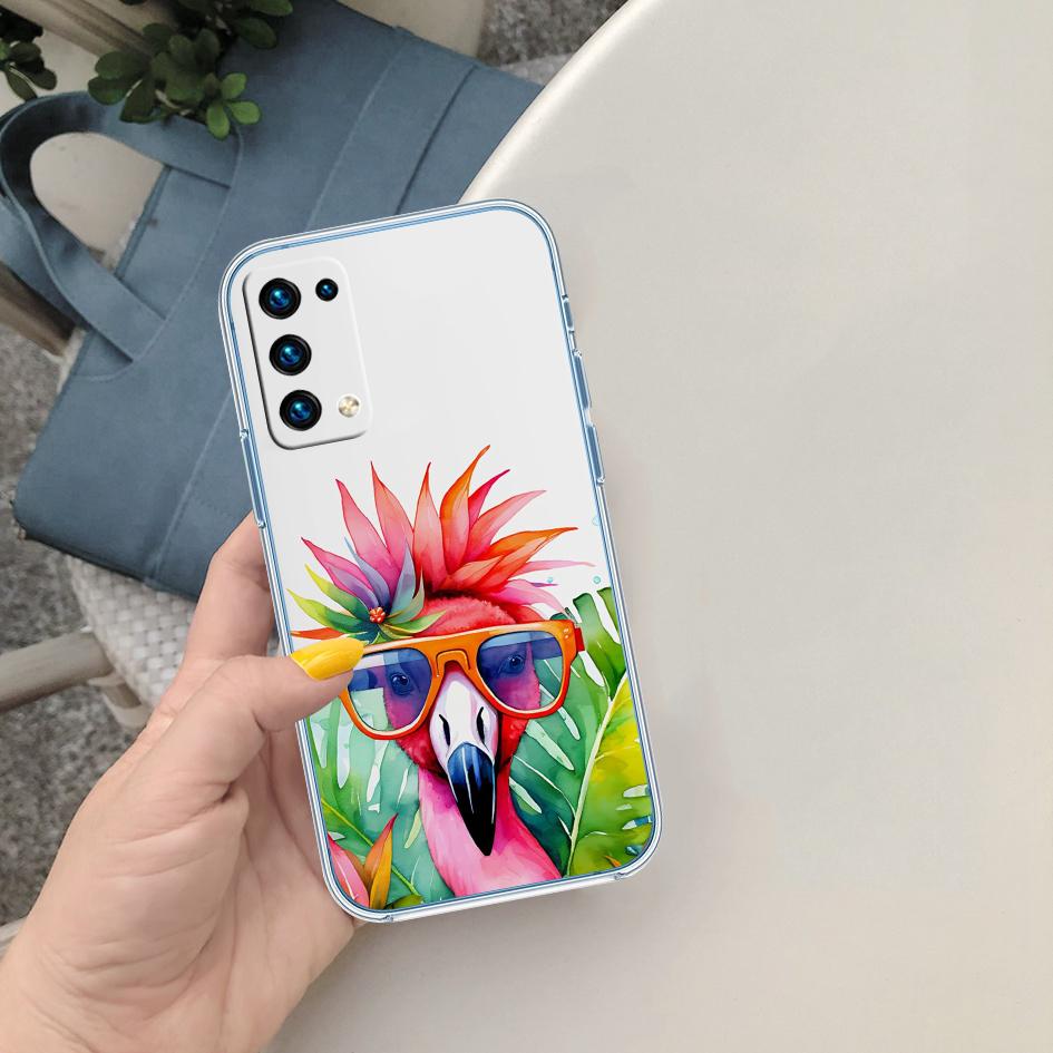 

CJ54 Flamingos Pink bird flower Phone Case for Motorola Moto Edge 20 30 40 50 S30 Fusion Ultra Pro Neo Lite + G200 G23 Motorola Edge 50 Neo