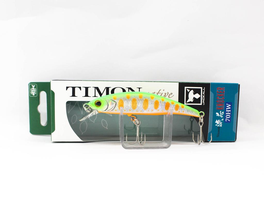 Jackall Timon Ryushin Knocker 70 HW Sinking Lure Lime Yamame (0860)