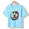 MC-36 MINISO 2026 Summer New Printed Cotton Round Neck T-shirt for Children Aged 1-16, Boys and Girls