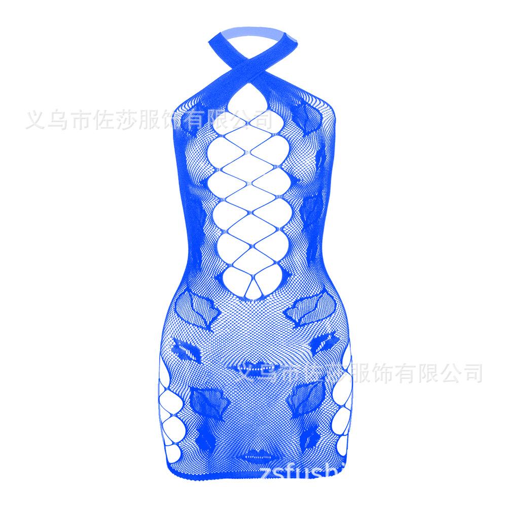 Sex Underwear Suspender Cross Hollow Sexy Black Mesh Hip Skirt