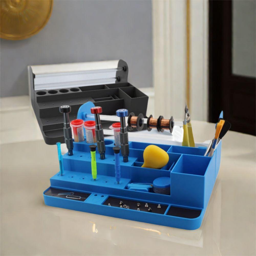 Plastic Screwdriver Holder Large Capacity Phone Repair Tool Holder  for Home
