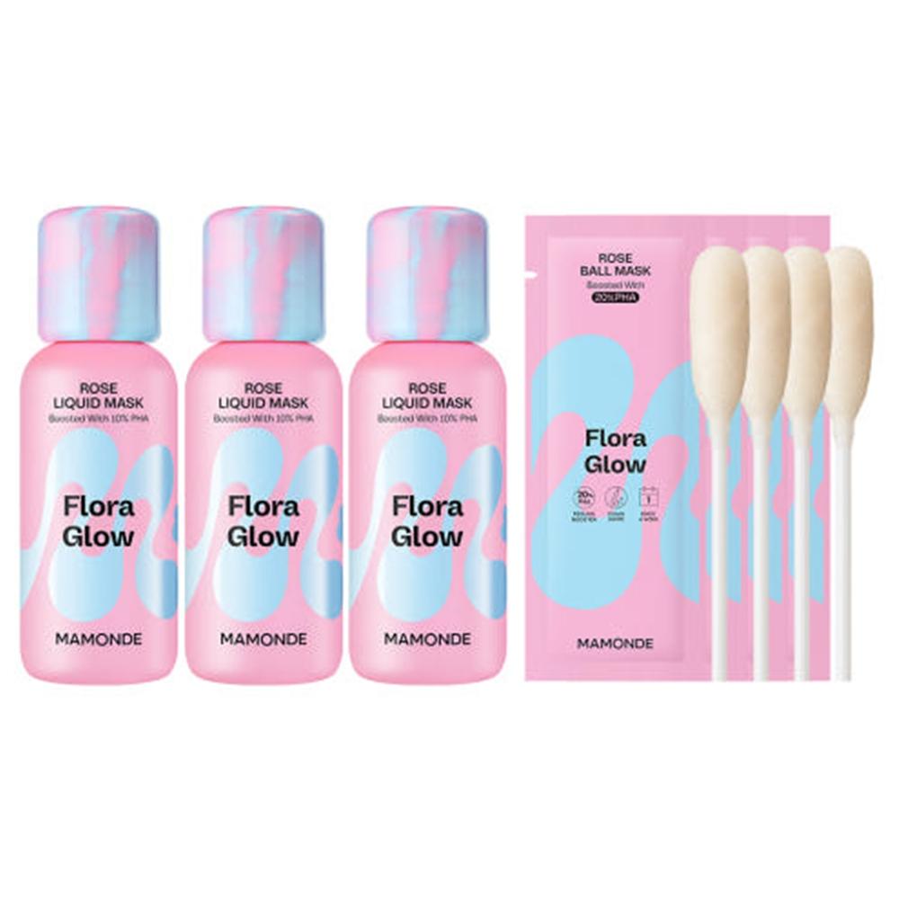

Mamonde Rose Liquid Mask 80ml x 3ea + Rose Ball Mask 3.5ml x 4ea