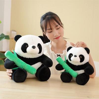 Panda velká panenka plyšová hračka polštář na gauč panenka panda s bambusem usínací hadrová panenka dětský dárek holka