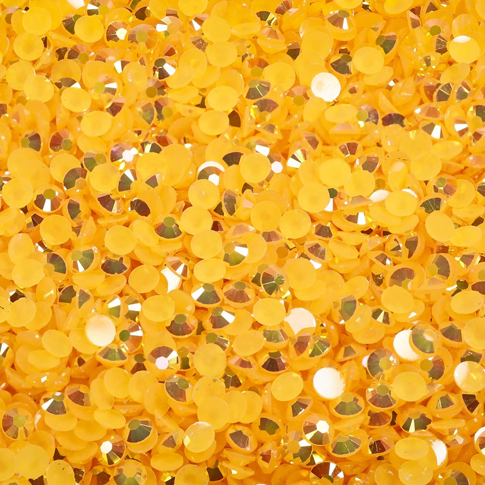 5000pcs 5mm Jelly ab Flatback Resin Rhinestones Small Package Non-hotfix Rhinestonesfor DIY Crafts