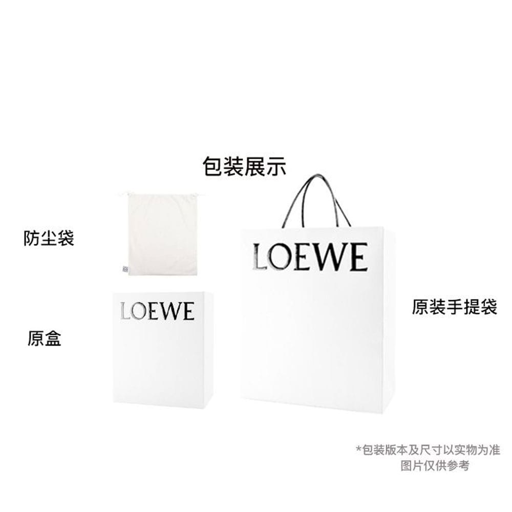 Loewe Bolso Pequeño de Piel de Becerro con Textura Puzzle para Mujer Color Topo A510P60XAW-3170