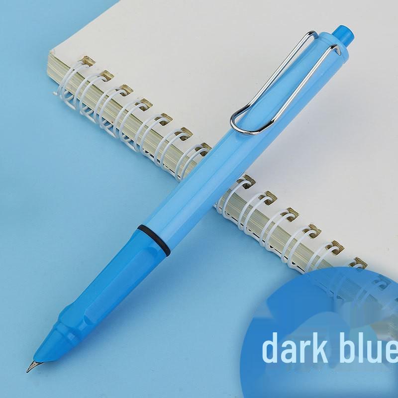 Zhengzi Student Fountain Pen - Iridium Gold 0.5mm Nib, 0.38mm Replaceable Ink Capsule, Steel Construction