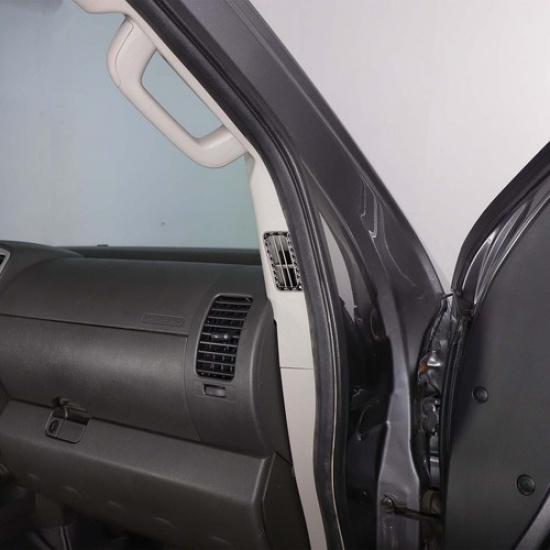 Soft Carbon Fiber A-pillar Air Vent Frame Trim Sticker For Nissan Frontier 05-21