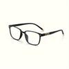 2pcs Classic Square Blue Light Blocking Reading Glasses Comfortable And Stylish Presbyopic Glasses for Both Men And Women