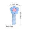 4/8pcs Wool Flower Elasticity Hair Band Elastic Telephone Wire Line Floral Hair Rope For Kid Scrunchies Headbands Headwear