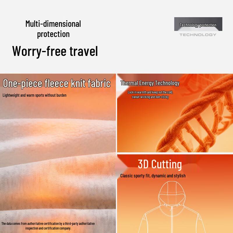 Jeep Men's Outdoor Fleece Lined Hooded Jacket