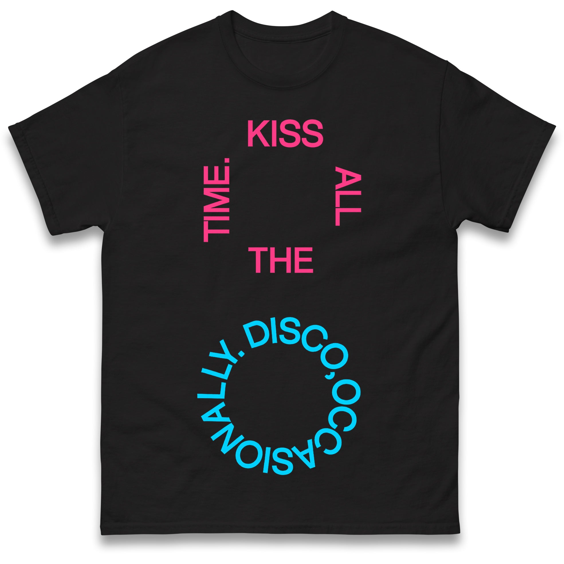 Kiss All the Time Disco Occasionally T Shirt Tshirt Mens Womens Unisex Tops Tees L