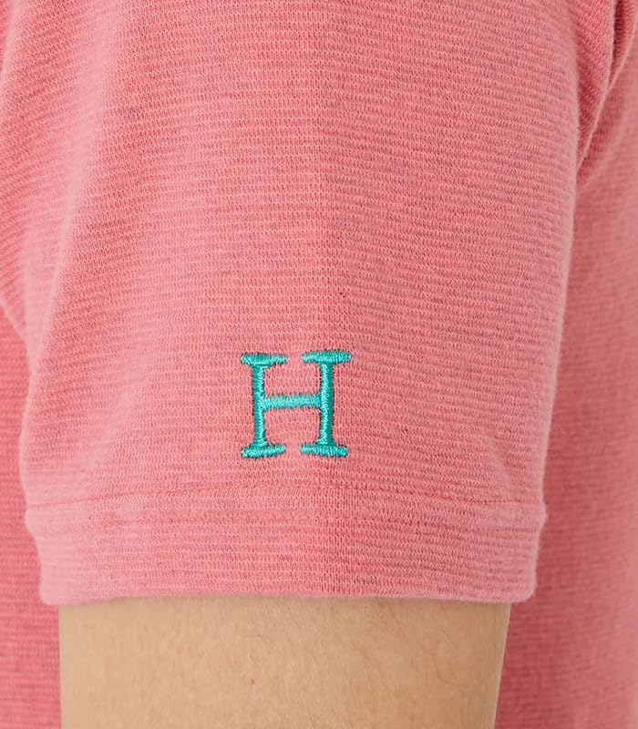 HOLLYWOOD RANCH MARKET Stretch French Rib Short Sleeve Made In Japan Salmon T-Shirt, (JP, Alphabet, XL, Pink)