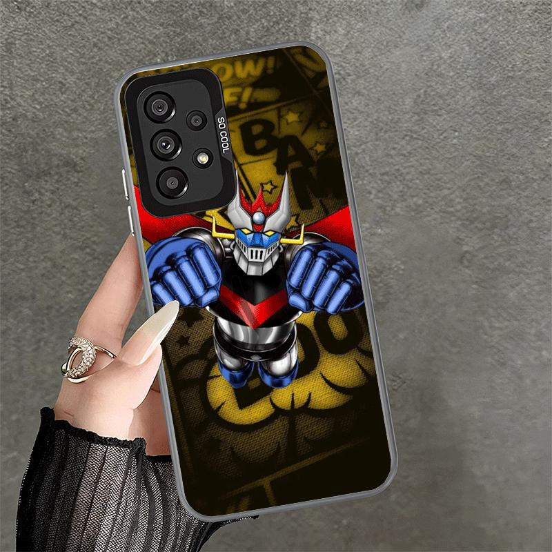 M-Mazinger Z Anime Shockproof Phone Case for Samsung A17 A16 A15 A14 A37 A57 A36 A56 A26 A35 A55 A25 A34 A54 A24 A13 A23 A33 A53