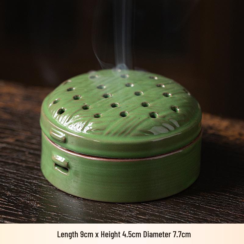 

Дзен керамическая подставка для благовоний для гостиной - Креативный декор из сандалового дерева