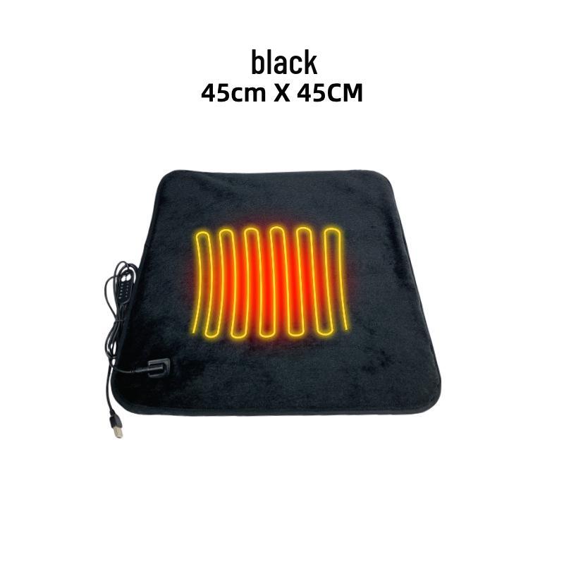 USB Heated Seat Cushion - Electric Winter Heating Pad for Office, Car, and Outdoor Chairs