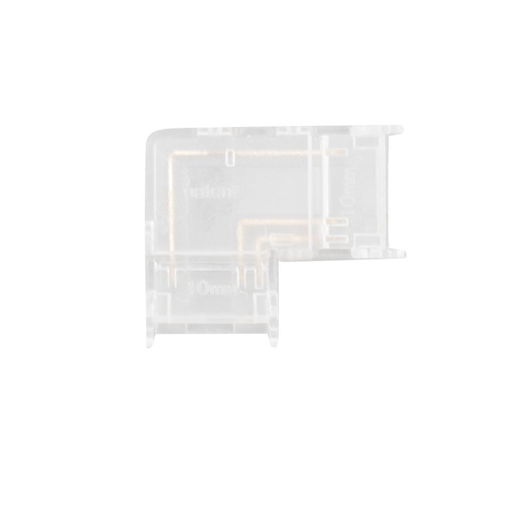 8pcs COB LED Strip Light Connector Transparent L Shaped Connector  For COB LED Strip Light