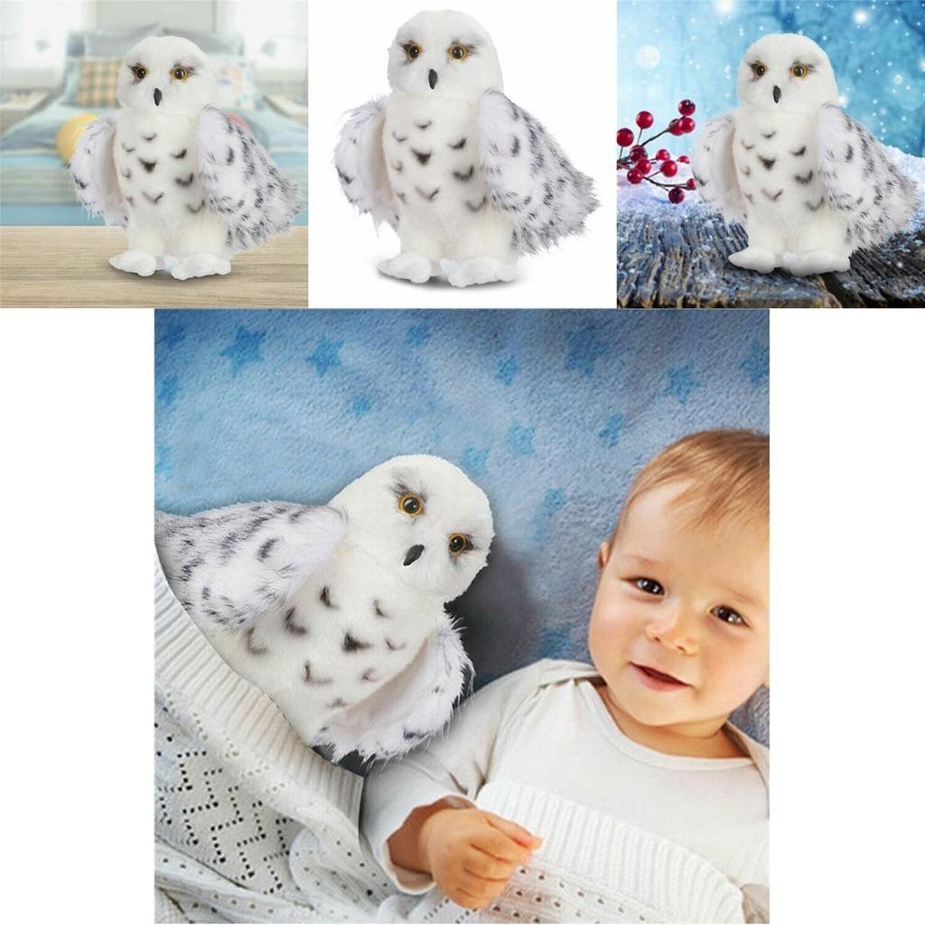 Rozkošný Sněžný Soví Kouzelník Plyšová Hračka Měkká Vyplněná Panenka Pro Děti Vánoční Dárek