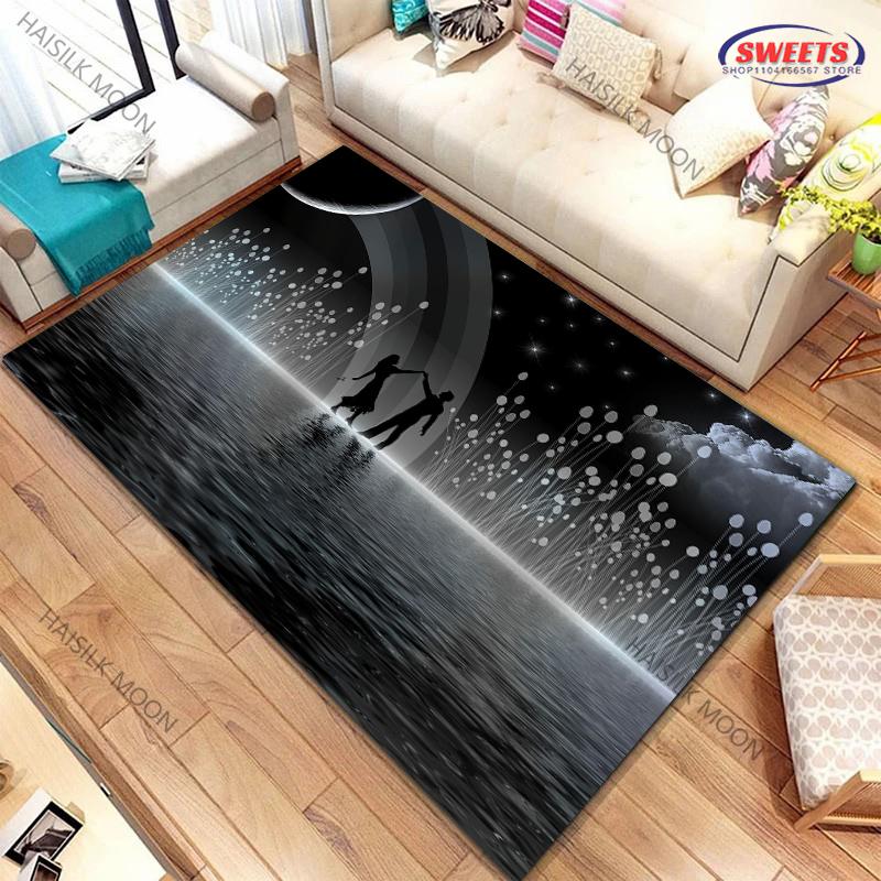 17 Styles Artistic Love Theme Printed Carpet Living Room Bedroom Sofa Office Large Area Decorative Mat Kids Play Rugs Warm Gift