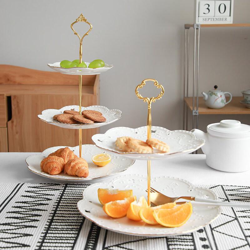 European Creative 3-Tier Ceramic Cake Stand