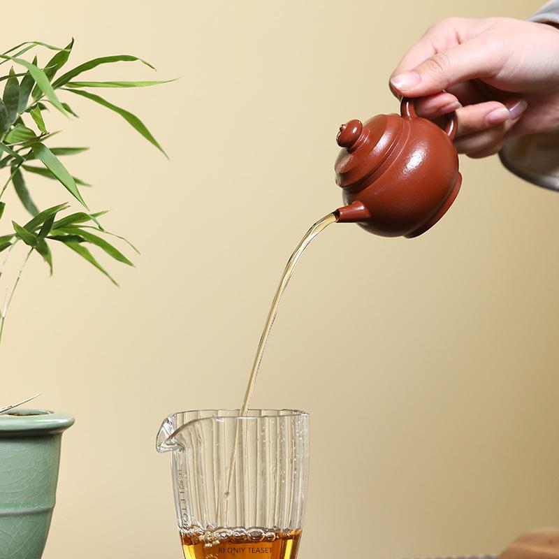90ml Chinesische Yixing Lila Ton Teekanne Kleine Kapazität Handgefertigt Zisha Teekanne Schönheits Teefilter Haushaltskessel Teegeschirr Teegeschirr